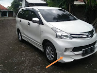 Harga Dan Fisik : Spoiler Bumper Depan Toyota Avanza Luxury (2014) | PZ035-BZ553-00