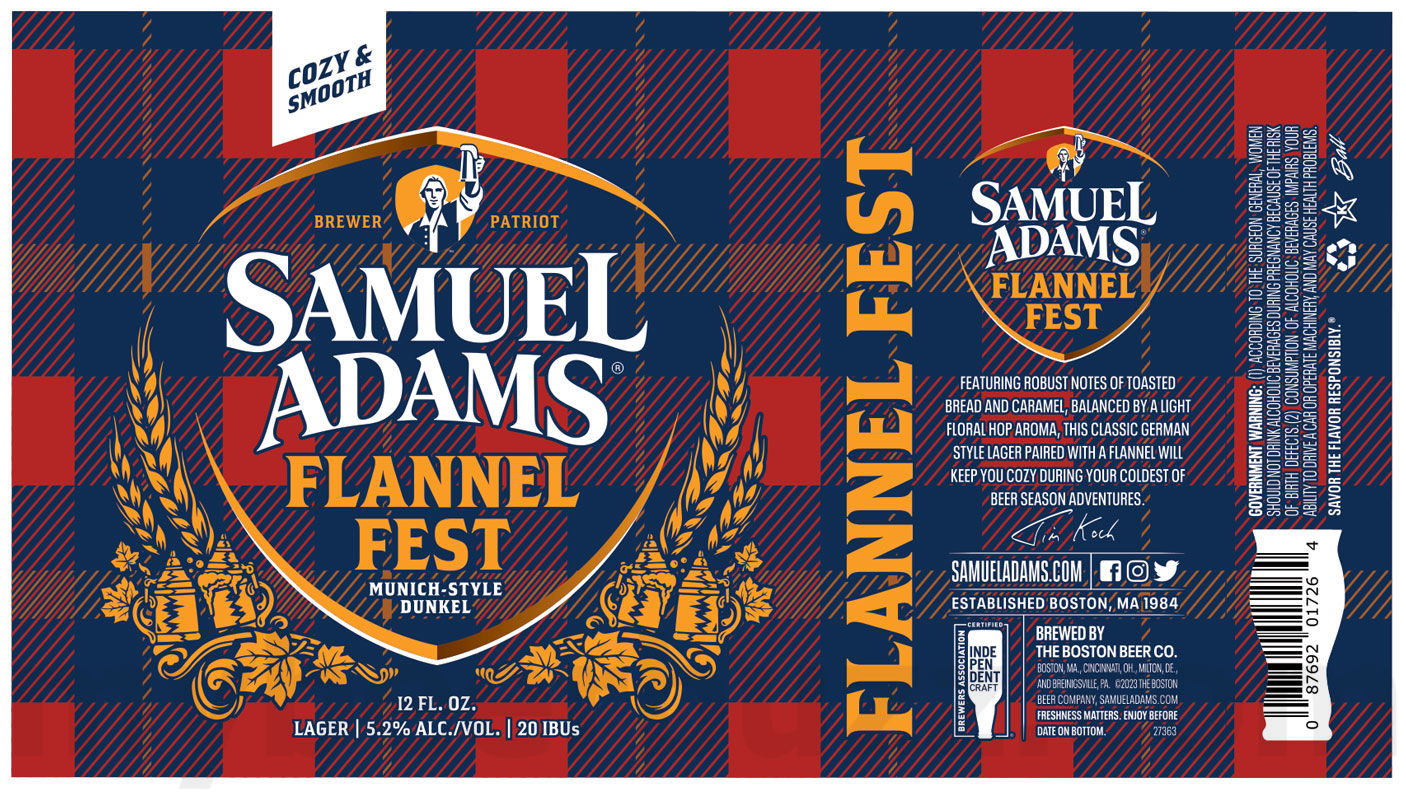 Samuel Adams Adding 2024 Octoberfest, Harvest Hefe & Flannel Fest