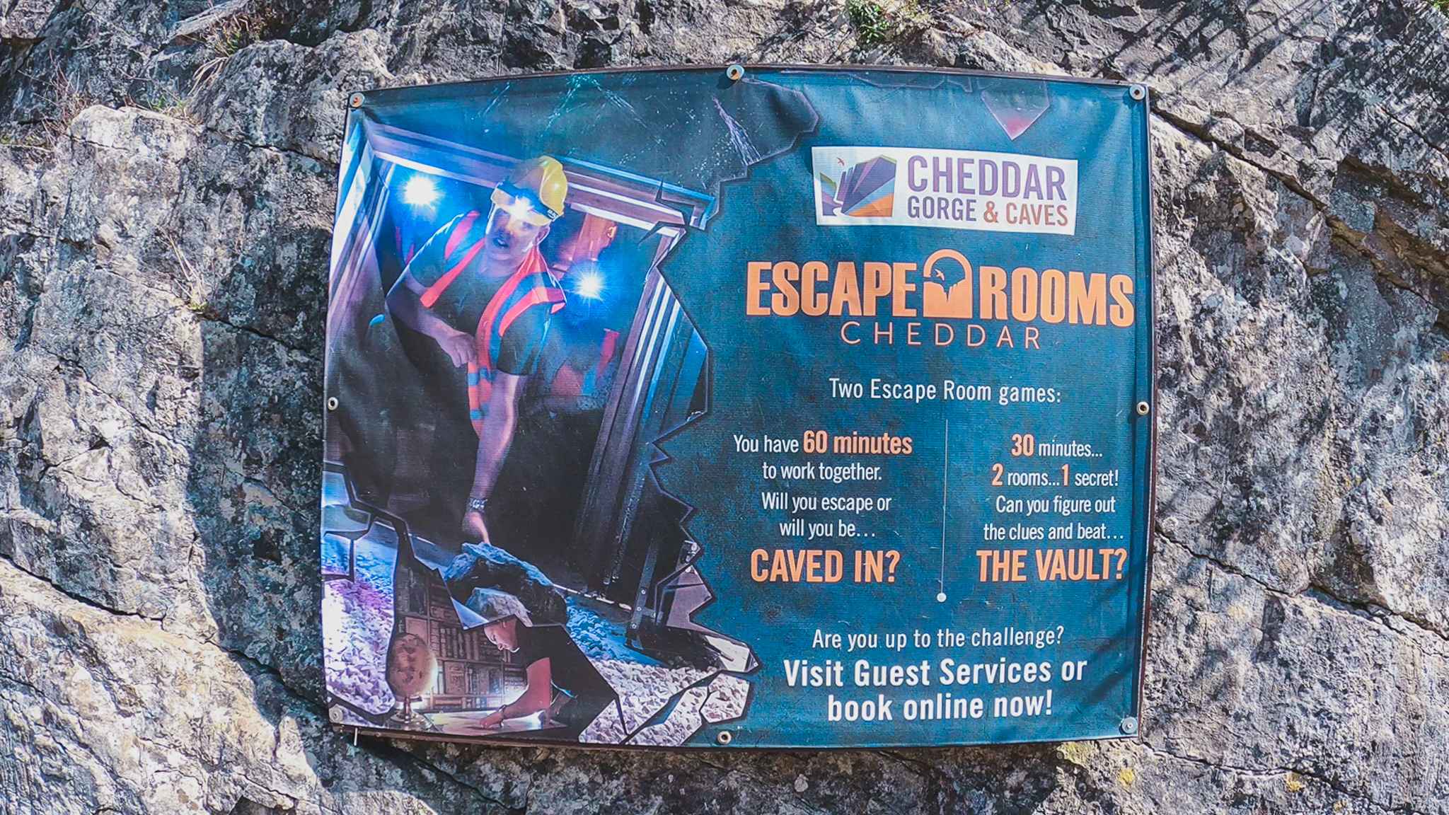 Cheddar Gorge escape rooms