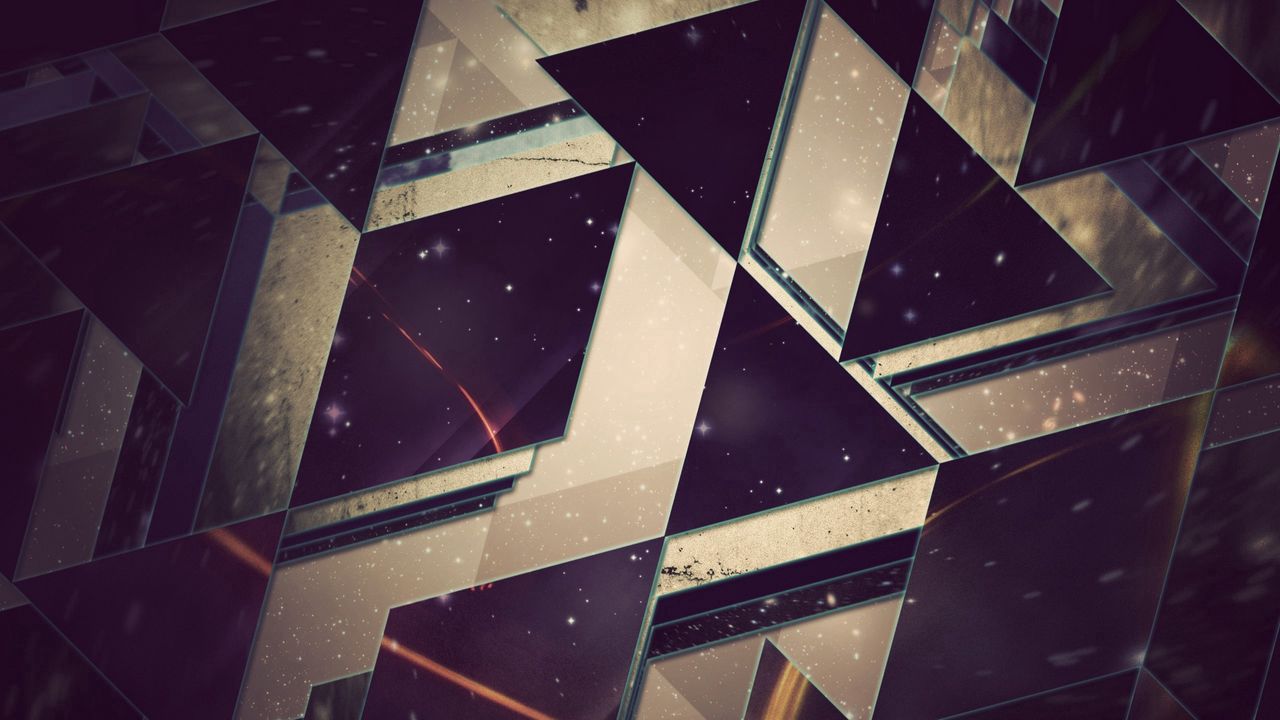 Wallpaper Triangles Background Light