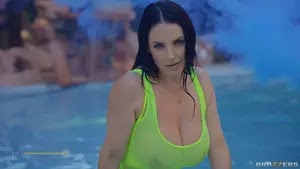 Watch Angela White & Xander Corus Soaking Wet. Angela white teases with getting into pool and then oiling up her tits & then Xander giving glorious fuck