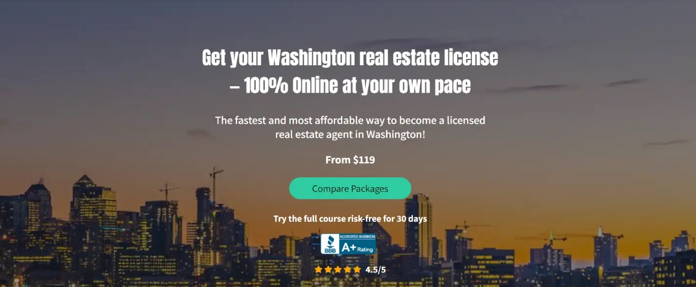 Washington State Real Estate License