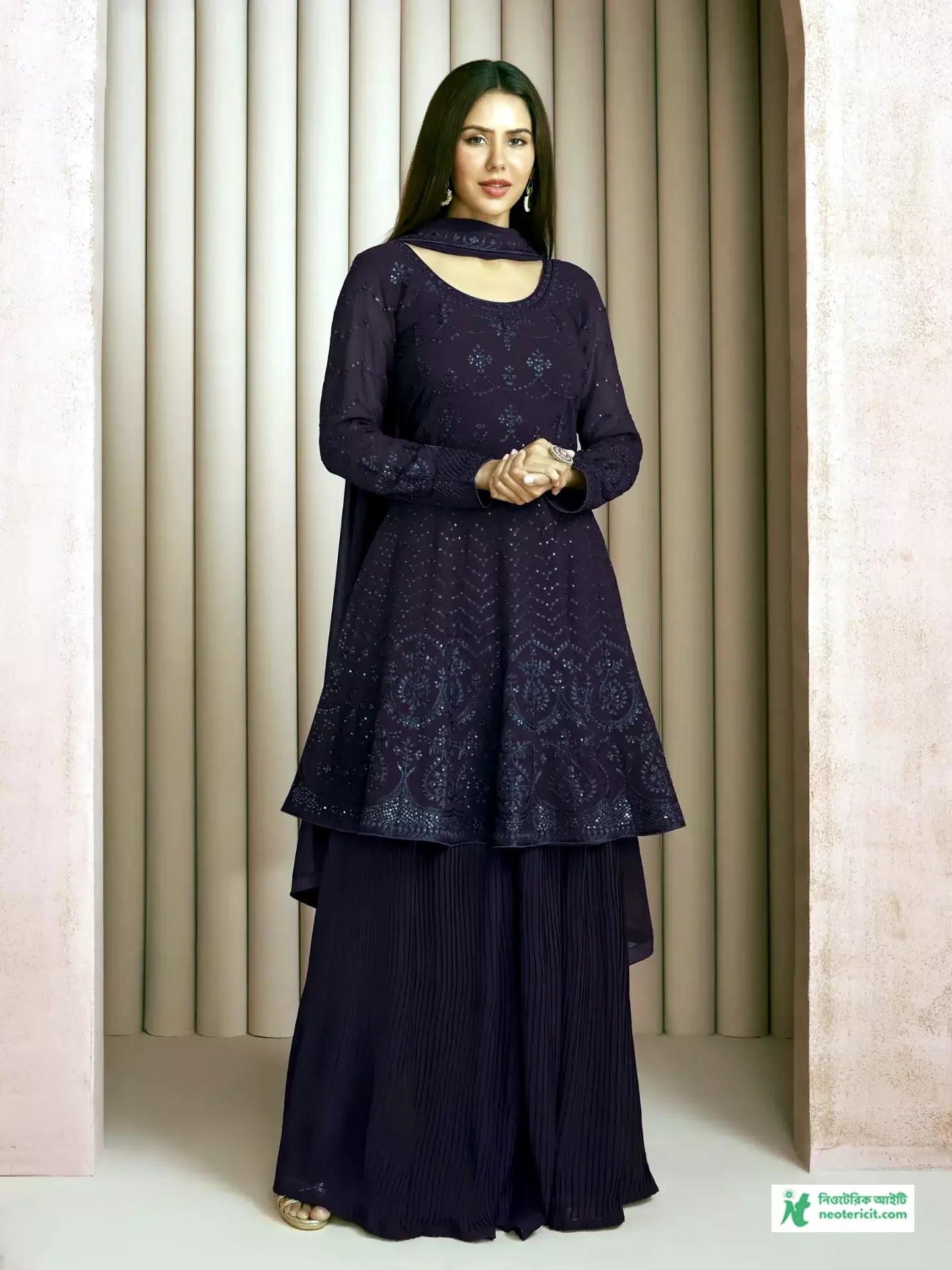 Sharara Dress Design - Sharara Dress Collection - Sharara Dress Design - Sharara Dress Pick - sharara dress - NeotericIT.com - Image no 25