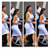 Picha: Kim Kardashian Katika Dress Nyeupe, Anazipemda