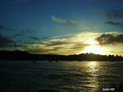 Pôr do sol na Ponta do Xaréu em Itacaré