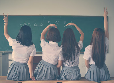 Meninas na escola