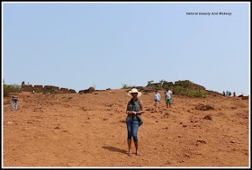 blogger Anamika at Chapora Fort, North Goa