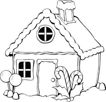 Rumah Colouring Pages