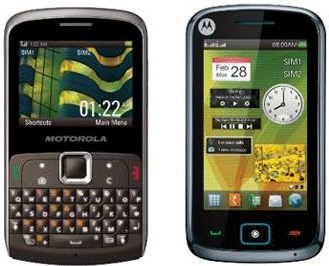 Motorola EX115 and EX118 Mobile Phones