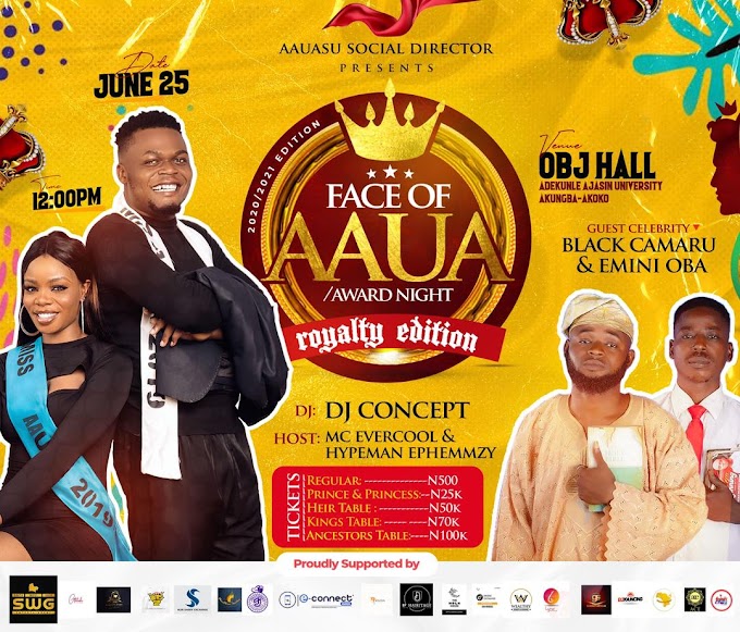 FACE OF AAUA 2021 AWARDS VOTING