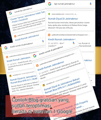 Contoh Blogspot Yang Sudah SEO,Blogspot SEO