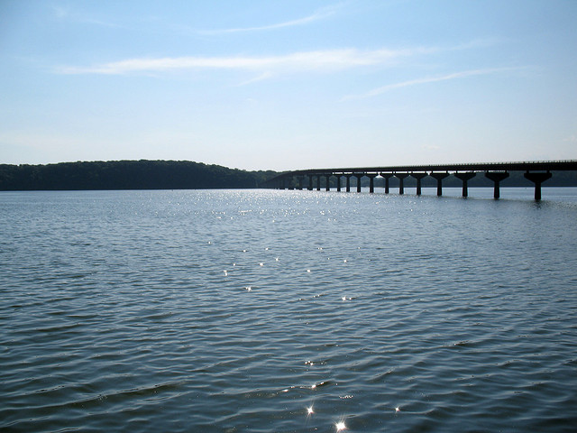 The Parkway crosses the Tennessee River