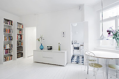 Beautiful White Apartment Interior Design