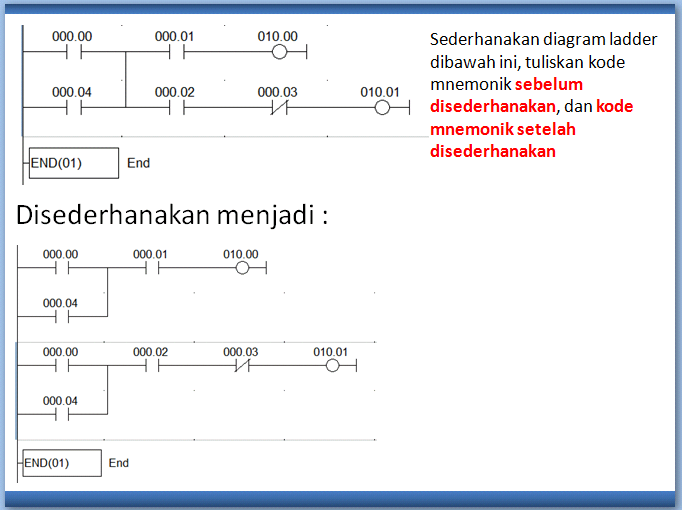 Instruksi Dasar PLC - Bagian 2 ~ Blog edukasi