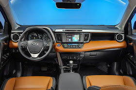 Interior view of 2018 Toyota RAV4 Platinum