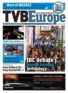 TVBEurope. Europe’s television technology business magazine - October 2012 | ISSN 1461-4197 | TRUE PDF | Mensile | Professionisti | Broadcast | Comunicazione
TVBEurope is the leading European broadcast media publication and business platform providing news and analysis, business profiles and case studies on the latest industry developments. Whether it is emerging technology from the world of broadcast workflow or multi-platform content, TVBEurope is at the heart of it all as the leading source of content across the entire broadcast chain.
TVBEurope’s monthly magazine offers readers an insight into the broadcast world through a mix of features, interviews, case studies and topical forums.
TVBEurope’s own in-house conferences and specialist roundtables have built up a strong reputation and following, offering in-depth analysis of the challenges and developments in Beyond HD and IT Broadcast Workflow. TVBEurope also hosts the prestigious broadcast media awards gala, the TVBAwards.