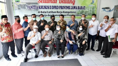 Pansus II DPRD Jabar Kunker Ke Revitalisasi Sungai dan BLK Kompetensi Jabar di Kota Bekasi
