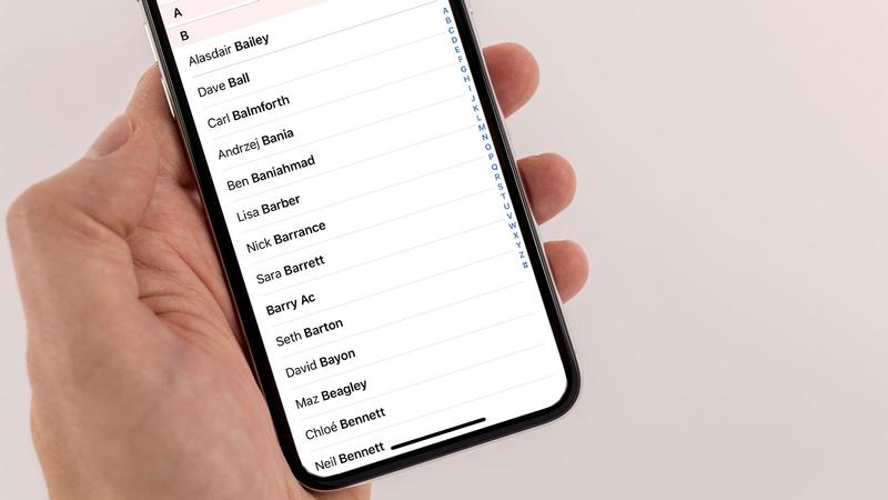 sync and organize your contacts