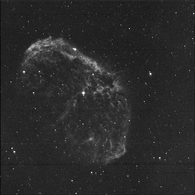 RASC Finest Crescent Nebula in hydrogen-alpha