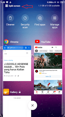 Cara Split Screen Android di Merk HP Berbeda