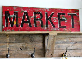 Make a vintage inspired sign with this chippy paint technique