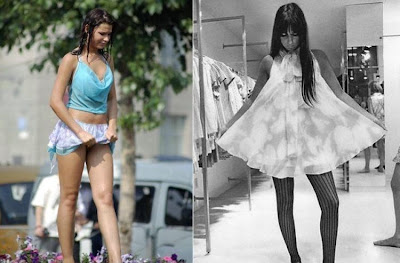 Damn hot Mini-skirts from the 70's vs modern era