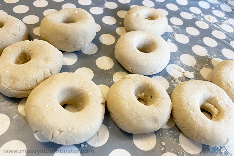 How to make a salt dough donut craft