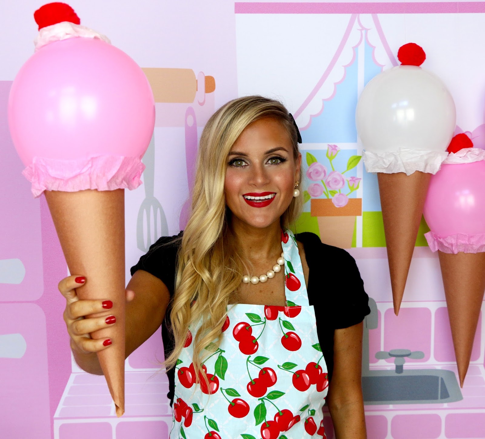 Diy Ice Cream Cone Balloons For Birthday Parties Summer Fun The Lindsay Ann