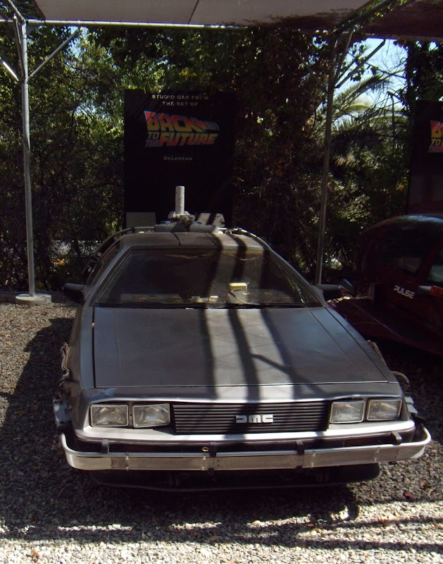 Actual Back to the Future DeLorean car