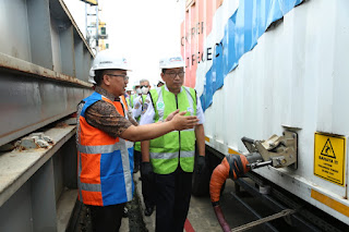 Dirjen Hubla Kunjungi Kesiapan Penerapan OPS di Dermaga Pelabuhan Tanjung Priok