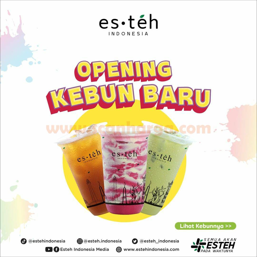 ES TEH INDONESIA Opening Promo – BELI 1 GRATIS 1*