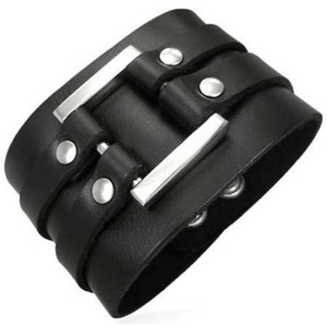 Bracelet Leather Wide3