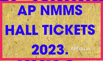 AP NMMS Hall Tickets 2023