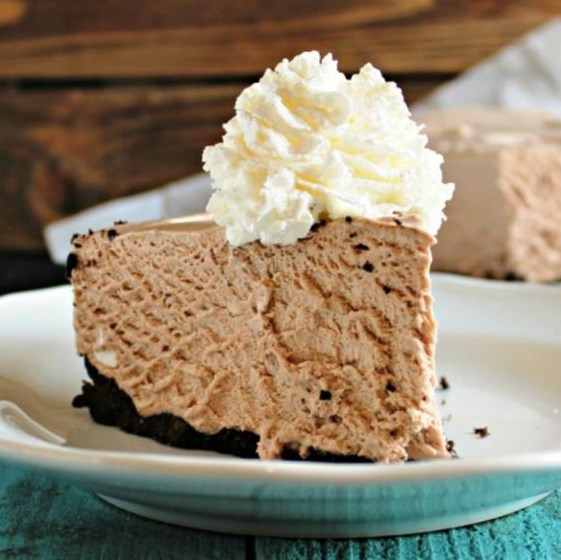 FROZEN HOT CHOCOLATE CHEESECAKE #Chocolate #CheeseCake