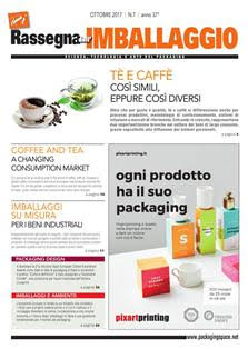 Rassegna dell'Imballaggio 2017-07 - Ottobre 2017 | TRUE PDF | Mensile | Professionisti | Tecnologia | Progettazione | Impianti | Packaging
Rivista che informa sugli avvenimenti e gli sviluppi tecnici e di mercato del packaging.
Illustra le soluzioni di confezionamento adottate dall’industria alimentare, cosmetica, farmaceutica, delle bevande e chimica.
Periodico sugli sviluppi tecnici e di mercato del settore packaging con la collaborazione dell’Istituto Italiano Imballaggio. Aggiorna sull’innovazione nei materiali e nelle macchine per l’imballaggio e il confezionamento, nell’etichettatura e codifica, nell’automazione e strumentazione, con attenzione alle novità legislative, al packaging design e al tema del riciclo.
Nella «Cover Story» viene descritto un imballo con le valenze tecniche e di marketing e la presentazione dei più importanti fornitori che hanno contribuito alla realizzazione.
Vengono esaminati specifici comparti con introduzione tecnico-merceologica e la presentazione delle principali soluzioni presenti sul mercato.«Speciale»: i principali appuntamenti fieristici con presentazione in anteprima delle novità. «Resoconto»: cronaca dei principali eventi nazionali ed internazionali con le proposte aziendali.
I «Dossier» sul settore farmaceutico, cosmetico, alimentare e delle bevande e della logistica fotografano i diversi ambiti di applicazione e identificano i numeri e i dati statistici.