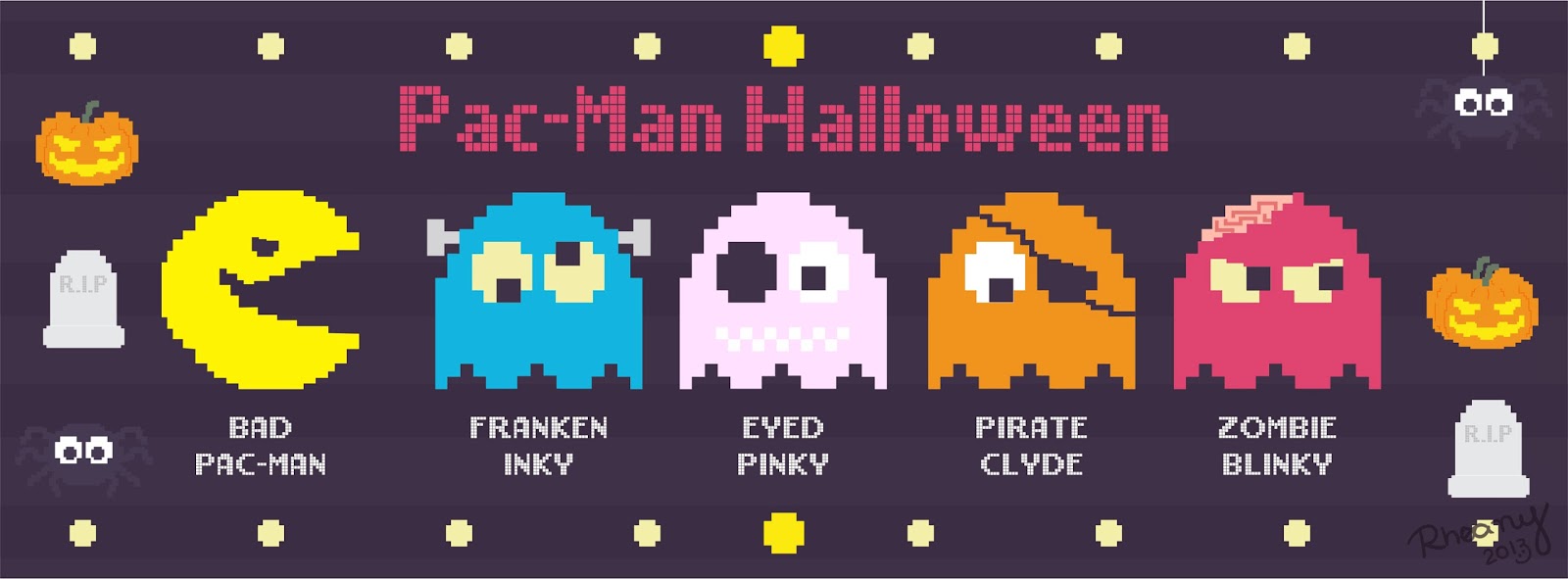 Minecraft Pac Man And Ghost 8 Bit Pixel Pac Man And Ghost 