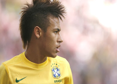 Neymar da Silva Santos Júnior, Brazilian footballer and centre-forward. Player Club of Santos