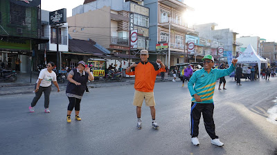  Pemkab Dukung Toba Car Free Day di Bundaran Balige