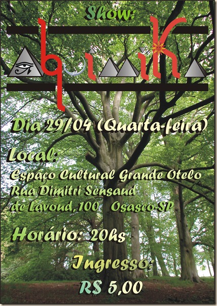 Cartaz Alquímika 29-04-2009