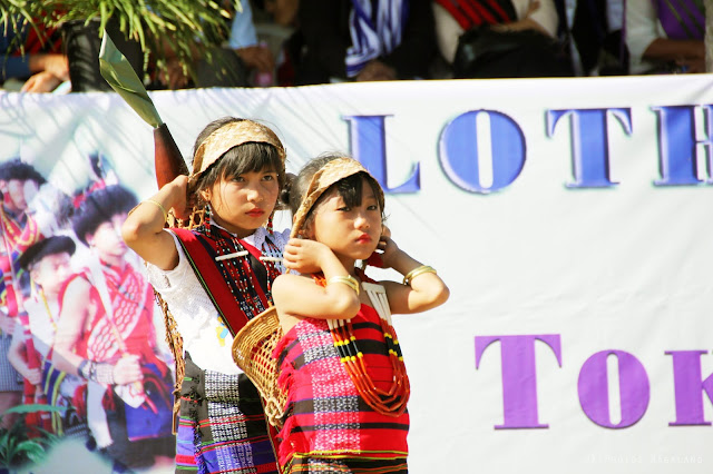 Lotha Tokhu Emong Photos Girls in traditional dress 