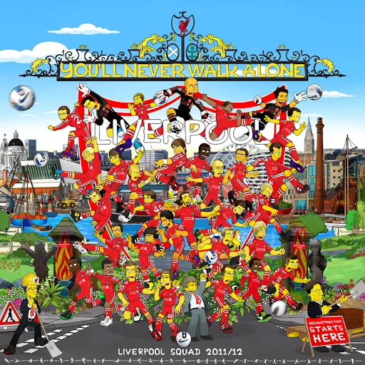 Liverpool get Simpsons makeover