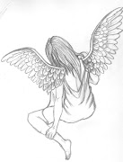 A Tattoo Design For My Friend Hayley ♥. This is an Angel design My friend .