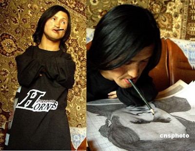 Armless Painter Mulatibieke from Xinjiang