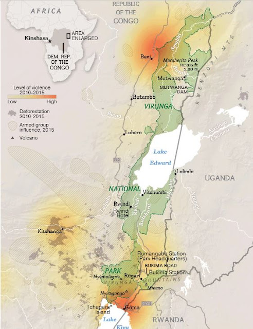 rdc,volcano, armed group, 