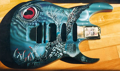 Airbrushed Guitar 