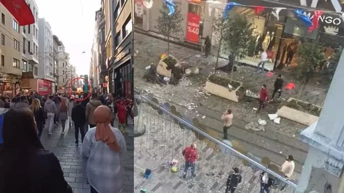 İstiklal Caddesi'nde patlama oldu. Yaralılar var!