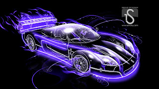 Cool Abstract Cars HD Wallpapers, black car, 3d abstract