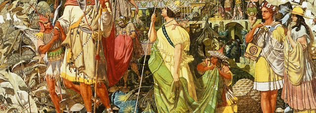 Richard Dadd : Contradiction détail la reine Titiana