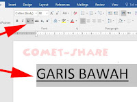 Cara Mudah Membuat Garis Bawah Di Ms Word 2016 