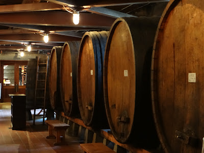 Fermentation barrels at Beringer Vineyards